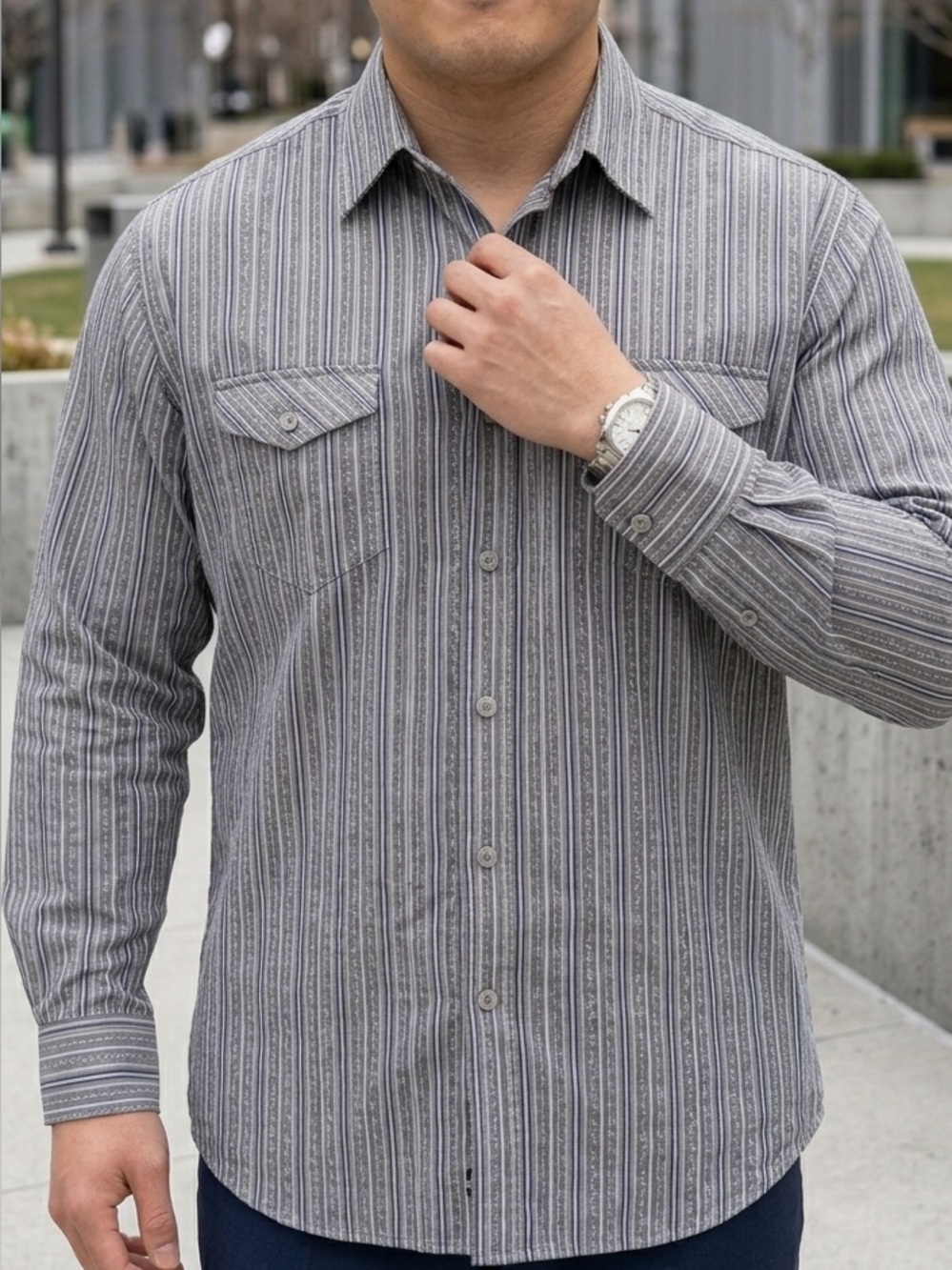 Men XXL long-sleeve Shirt